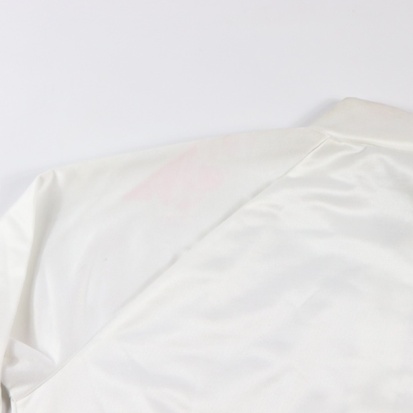 90s New Brute Mens Large Soccer Track Jacket White - Picture 8 of 8